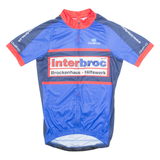 OWAYO Cycling Mens Jersey Blue High Neck S