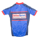 OWAYO Cycling Mens Jersey Blue High Neck S