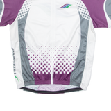 TWERENBOLD Cycling Mens Jersey White High Neck L