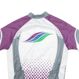 TWERENBOLD Cycling Mens Jersey White High Neck L