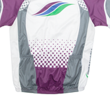 TWERENBOLD Cycling Mens Jersey White High Neck L