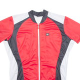 MAX Cycling Mens Jersey Red High Neck L