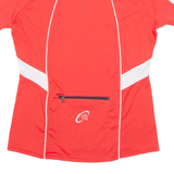 GONSO Cycling Womens Jersey Red High Neck UK 16