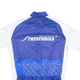 SANTINI Cycling Mens Jersey Blue High Neck 3XL