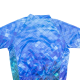 21 GRAMS Cycling Mens Jersey Blue High Neck 2XL