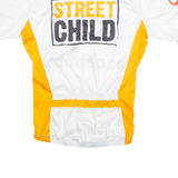 SELEKT Cycling Mens Jersey White High Neck L