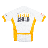 SELEKT Cycling Mens Jersey White High Neck L