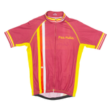 TZAMO Cycling Mens Jersey Maroon High Neck L