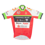 BERGAMO Cycling Mens Jersey Red High Neck S