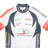 CUORE Cycling Mens Jersey White High Neck S