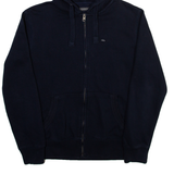 FRENCH CONNECTION Mens Blue Hoodie Full Zip S