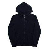 FRENCH CONNECTION Mens Blue Hoodie Full Zip S