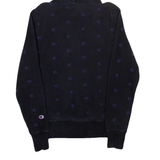 CHAMPION REVERSE WEAVE Mens Blue Hoodie L