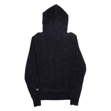 CHAMPION REVERSE WEAVE Mens Blue Hoodie L