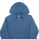 CARHARTT Womens Blue Hoodie Full Zip S