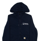 CARHARTT Womens Blue Hoodie Full Zip XS