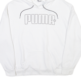 PUMA Womens White Hoodie L