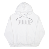 PUMA Womens White Hoodie L