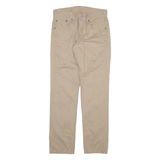 LEVI'S 511 Mens Trousers Beige Slim Straight W28 L30