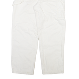 VANS Carpenter Womens Trousers White Relaxed Straight W26 L26