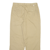 LOUSINI Mens Trousers Beige Relaxed Straight W32 L30