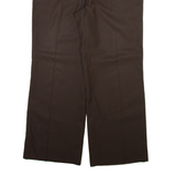 TREVIRA Womens Trousers Brown Regular Straight Wool W32 L27