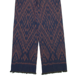 OPAL CLOSET Womens Trousers Blue Loose Straight W26 L27