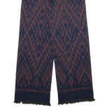 OPAL CLOSET Womens Trousers Blue Loose Straight W26 L27