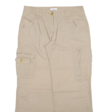 TOM TAILOR Cargo Womens Trousers Beige Relaxed Straight W32 L28