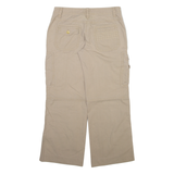 TOM TAILOR Cargo Womens Trousers Beige Relaxed Straight W32 L28