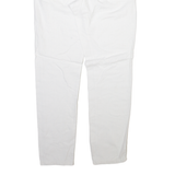 Womens Trousers White Regular Straight W32 L32