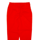 MAD JEANS Womens Trousers Red Regular Tapered W30 L27