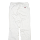 TEDDY'S Womens Trousers White Regular Bootcut W28 L30