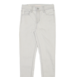 LEVI'S 720 High Rise BIG E Womens Trousers Grey Slim Skinny W25 L30