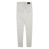 LEVI'S 720 High Rise BIG E Womens Trousers Grey Slim Skinny W25 L30
