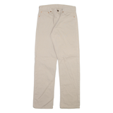 LEVI'S 590 Womens Trousers Beige Regular Straight W30 L32