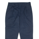 DICKIES Workwear Mens Trousers Blue Regular Straight W40 L30