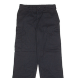 DICKIES Workwear Womens Trousers Black Regular Wide-Leg W30 L29