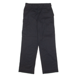 DICKIES Workwear Womens Trousers Black Regular Wide-Leg W30 L29