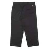 DICKIES 874 Original Flex Workwear Mens Twill Trousers Black Straight W36 L25