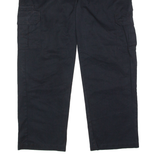 DICKIES Workwear Cargo Mens Trousers Black Regular Straight W38 L30