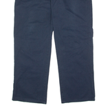 DICKIES Workwear Mens Trousers Blue Regular Straight W38 L30