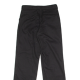 DICKIES Workwear Womens Trousers Black Regular Wide-Leg W28 L28