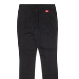 DICKIES Workwear Womens Trousers Black Regular Skinny W28 L30