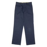 DICKIES 874 Original Workwear Mens Twill Trousers Blue Regular Straight W30 L32