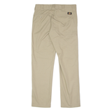 DICKIES Flex Workwear Mens Trousers Beige Slim Tapered W30 L30