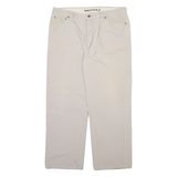 NAUTICA Mens Corduroy Trousers Cream Regular Straight W36 L30