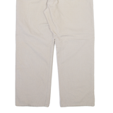 NAUTICA Mens Corduroy Trousers Cream Regular Straight W36 L30