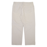 NAUTICA Mens Corduroy Trousers Cream Regular Straight W36 L30