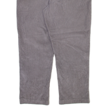 LL BEAN Mens Corduroy Trousers Grey Relaxed Straight W40 L30